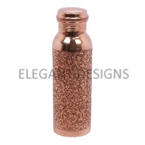 Embossed Copper Bottle