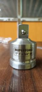 Stainless steel adapter socket