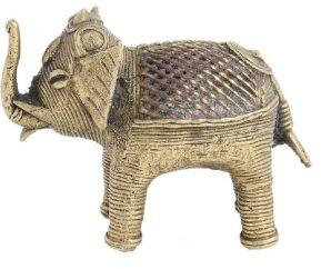 Dokra Elephant Statue