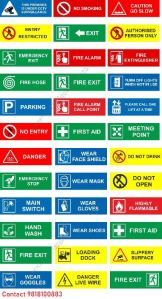 fire safety signs