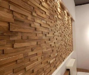 Wooden Wall Paneling Work