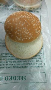 Seeded burger bun