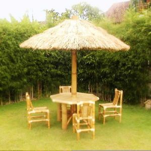 Bamboo Umbrella House