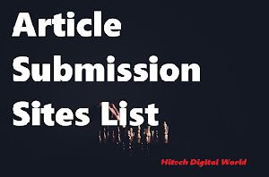 free article submission sites