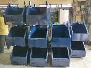 Metallic Storage Bins