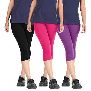 Ladies 2 Way Lycra Capri