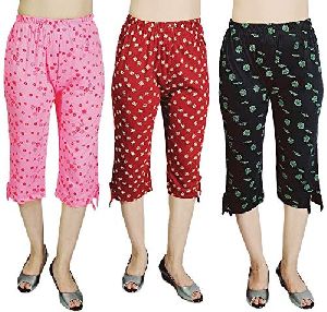 Ladies Cotton Capri