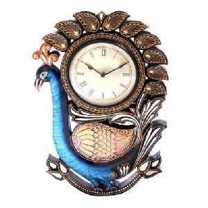 Designer Antique Peacock Clock