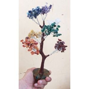 Multicolor Gemstone Tree