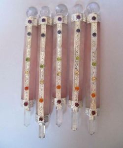 Rose Quartz Healing Wands