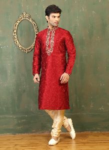 embroidered kurta pyjama