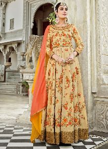 Handloom Silk Designer Suit