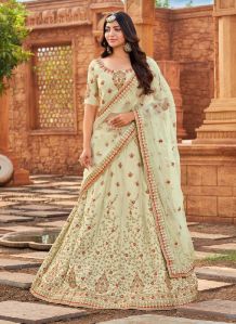 Satin Lehenga Choli