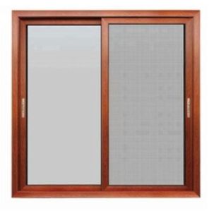 wooden sliding window