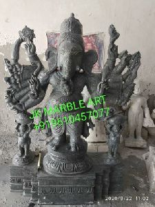 Marble Drishti Ganapathy Statue