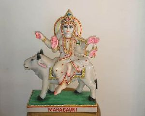 Marble Maha Gauri Statue