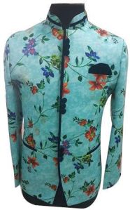 Men Printed Blazer