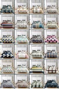 cotton double bed sheets With pillow covers