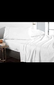 White Cotton Bed Sheets