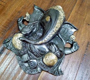 Ganesha brass wall hanging