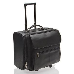 Leather Trolley Bag