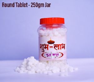 250 gm Round Camphor Tablet Jar