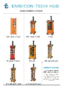 Wirless Radio Remote Controls - Double Speed 6 Button Crane Wireless Radio  Remote Control Manufacturer from Rajkot