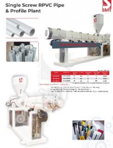 Single Screw PVC pipe & Profile Plant