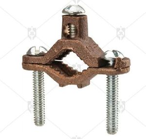 10 to 2 Brass Grounding Pipe Clamp