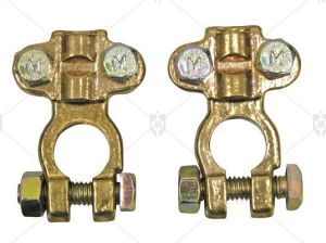 BT 10 Heavy Brass Plate Brass Battery Terminals