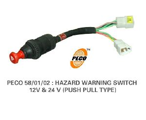 Hazard Warning Switch Tata Heavy Commercial Vehicles Peco 58/2 24 V