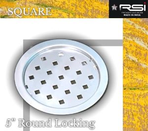 FLOOR JALI ROUND LOCKING 5'' (SQUARO)