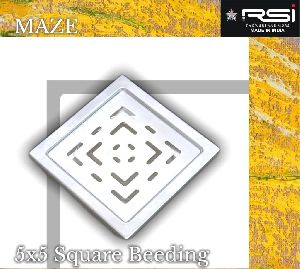 FLOOR JALI SQUARE 5''X5'' PLAIN (MAZE)