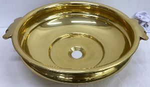 Round Brass Wash Basin