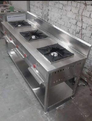 Three Burner Cooking Range