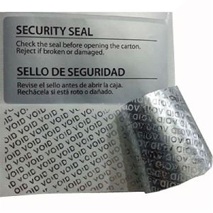 Security Label (Self Adhesive) (Pre Die Cut)