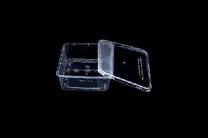 clear plastic container