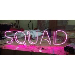 neon sign board