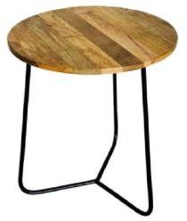 SS1227 Wooden Iron Side Table