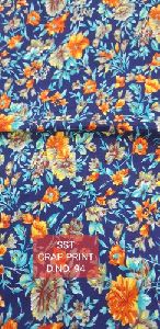 Printed Polyester Crepe Fabrics