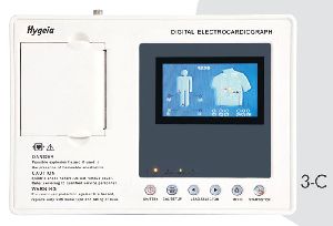 Digital Three Channel Electrocardiograph