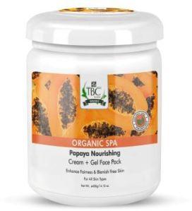 Papaya Nourishing Cream and Gel Face Pack