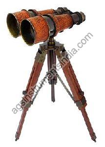 AGSB-05 Brass Binocular with Tripod Stand
