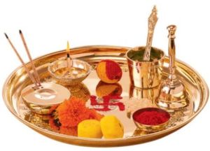 Brass Puja Thali