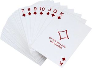 customized playing card