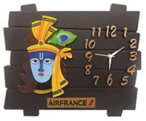 Krishana Wooden Wall Clock