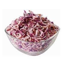 dehydrated red onion flacks