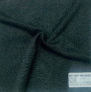 Dot Knit Melange Polyester Fabrics