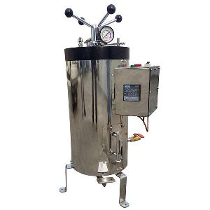 top loading vertical autoclave
