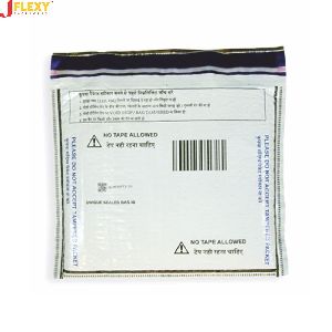 Sequential Barcode Tamper Evident Closure Bag